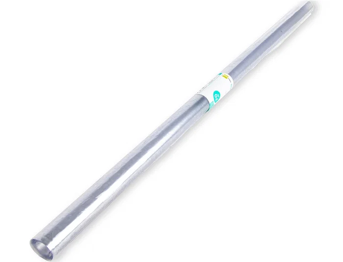 Liderpapel Rollo plástico forralibros 0,45x2 m 70 mc Transparentes