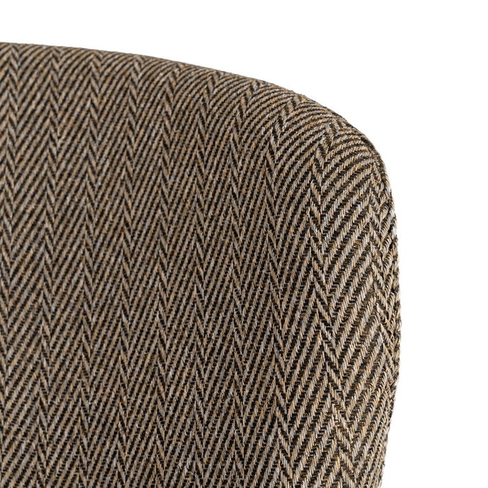 Silla Espiga Marrón Tejido-Metal 55 X 55 X 78 cm (Set de 2) Silla Espiga Marrón Tejido-Metal 55 X 55 X 78 cm (Set de 2)