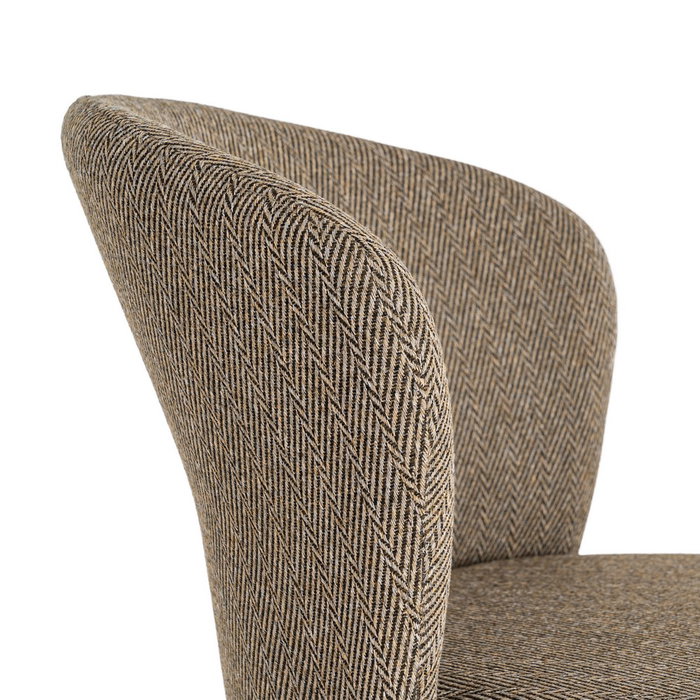 Silla Espiga Marrón Tejido-Metal 55 X 55 X 78 cm (Set de 2) Silla Espiga Marrón Tejido-Metal 55 X 55 X 78 cm (Set de 2)