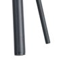Silla Espiga Marrón Tejido-Metal 55 X 55 X 78 cm (Set de 2)