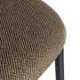 Silla Espiga Marrón Tejido-Metal 55 X 55 X 78 cm (Set de 2)