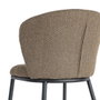 Silla Espiga Marrón Tejido-Metal 55 X 55 X 78 cm (Set de 2)