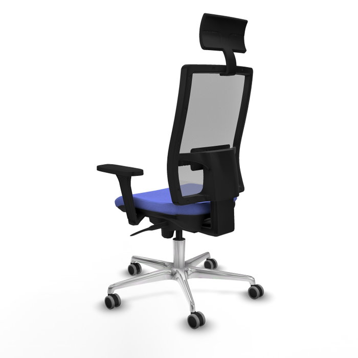 PIQUERAS Y CRESPO Silla de oficina Horna con Mecanismo Sincro, Azul claro y Gris PIQUERAS Y CRESPO Silla de oficina Horna con Mecanismo Sincro, Azul claro y Gris