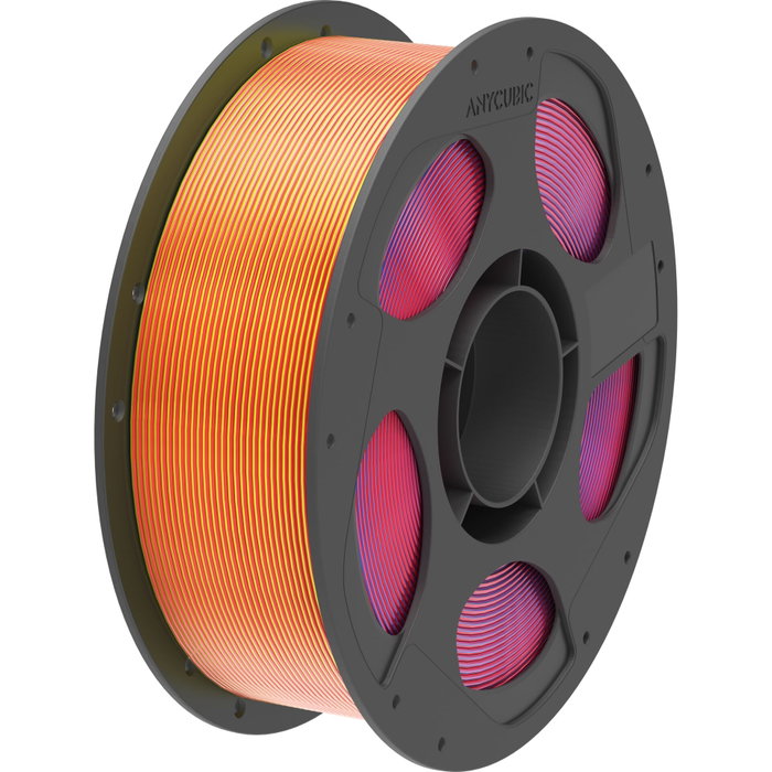 Anycubic PLA Silk Filament Tri-Color Rojo, Azul y Amarillo Anycubic PLA Silk Filament Tri-Color Rojo, Azul y Amarillo