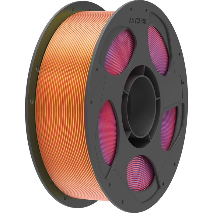 Anycubic PLA Silk Filament Tri-Color Rojo, Azul y Amarillo Anycubic PLA Silk Filament Tri-Color Rojo, Azul y Amarillo