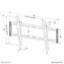 Neomounts WL35-550BL16 Soporte de Pared Inclinable para TV, 42-86", Máx. 60 kg, VESA 100x100-600x400