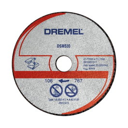 Dremel DSM510 Disco de corte para metal y plástico, pack de 3