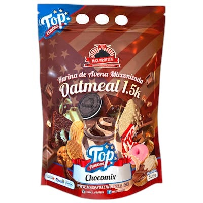 MAX PROTEIN Oatmeal Protein Avena 1.5Kg Sabor Chocolate Blanco - Saco