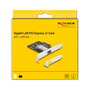 DeLOCK Tarjeta de Red PCI Express x1 i210, 1 Puerto Gigabit LAN SFP Fibra, Intel I210, 1000 Mbit/s, para PC/Server