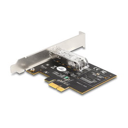 DeLOCK Tarjeta de Red PCI Express x1 i210, 1 Puerto Gigabit LAN SFP Fibra, Intel I210, 1000 Mbit/s, para PC/Server