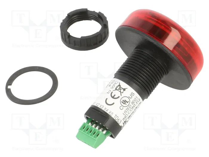WERMA Señalizador Luminosa y Sonora Rojo 24VDC WERMA Señalizador Luminosa y Sonora Rojo 24VDC