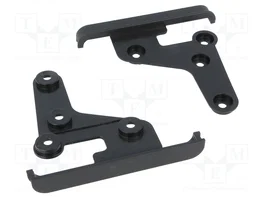 ACV Bastidor de montaje de radio 2 DIN para Toyota, negro