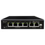 LevelOne FEP-0631 Switch de 6 puertos Fast Ethernet con 4 puertos PoE+