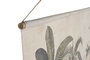 DKD Home Decor Lienzo de Lino y Abeto Palmeras Surtido 2 Unidades