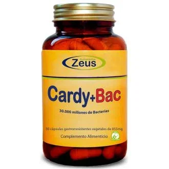 ZEUS Cardio Bac 30 Cápsulas - Suplemento Alimenticio con Taurina, Probióticos y Vitamina K2 para el Corazón y Coagulación ZEUS Cardio Bac 30 Cápsulas - Suplemento Alimenticio con Taurina, Probióticos y Vitamina K2 para el Corazón y Coagulación