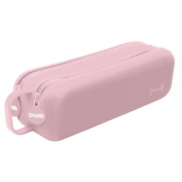 Dohe Portatodo Serenity de Silicona Rosa con Doble Cremallera