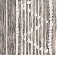 Alfombra Gris-Blanco Poliester-Algodón 120 X 180 cm