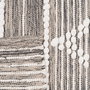 Alfombra Gris-Blanco Poliester-Algodón 120 X 180 cm