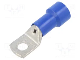 BM GROUP Terminal de anillo tubular aislado M14 azul