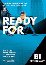 MACMILLAN, READY FOR B1 Preliminary Sb +key ePk
