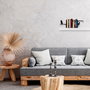 Aberto Design Sujetalibros 6 - Negro, Decoración Elegante y Funcional para Estanterías