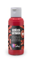 Pintura Acrilica Tcolors 80 Ml (Botella) Rojo
