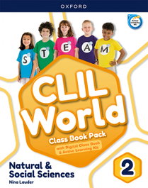 OXFORD UNIVERSITY PRESS, NATURAL & SOCIAL 2 COURSEBOOK. CLIL WORLD 2023