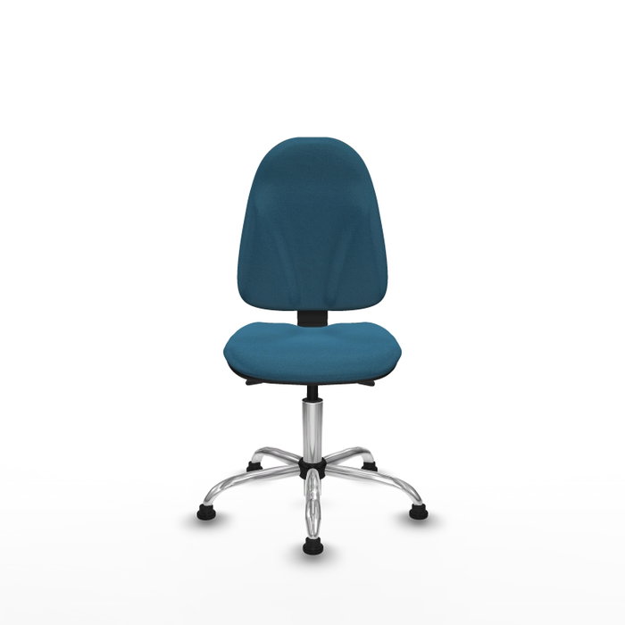 PIQUERAS Y CRESPO Silla de oficina Algarra Verde petróleo sin brazos PIQUERAS Y CRESPO Silla de oficina Algarra Verde petróleo sin brazos
