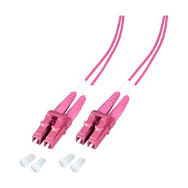 EFB Elektronik Cable de fibra óptica OM4 LC-LC 1m Violeta