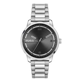 HUGO BOSS Reloj Analógico 1530364 de Acero Inoxidable Gris