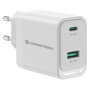 Conceptronic ALTHEA20W45 Cargador de Pared 45W USB-C y USB-A Blanco