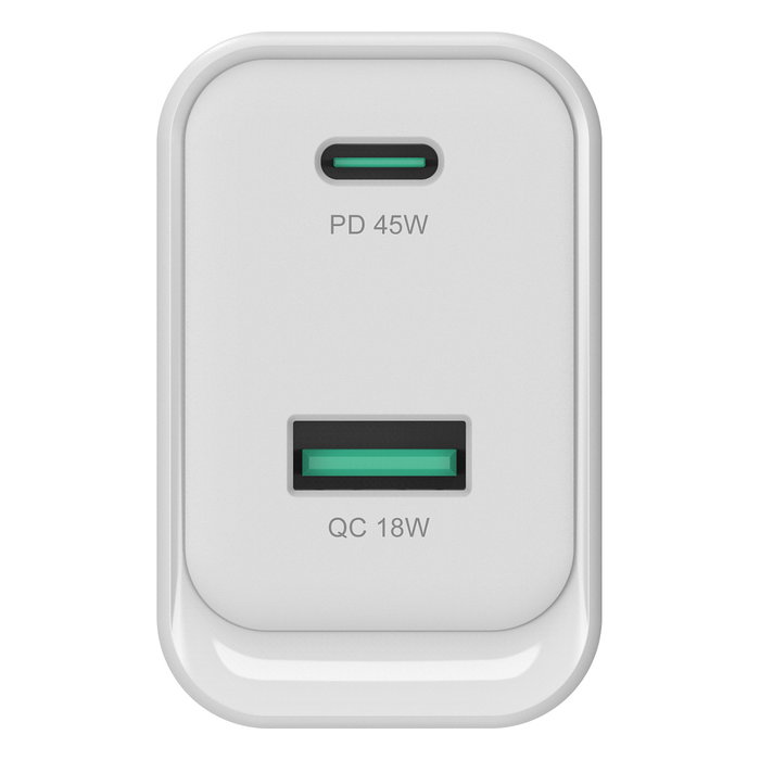 Conceptronic ALTHEA20W45 Cargador de Pared 45W USB-C y USB-A Blanco