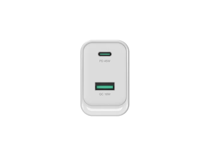 Conceptronic ALTHEA20W45 Cargador GaN de 45W con 2 Puertos USB-C y USB-A Conceptronic ALTHEA20W45 Cargador GaN de 45W con 2 Puertos USB-C y USB-A
