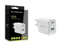 Cargador de pared quick charge 3.0 pd pps 1 puerto usb-c 1 puerto usb-a conceptronic althea 45w
