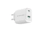 Cargador de pared quick charge 3.0 pd pps 1 puerto usb-c 1 puerto usb-a conceptronic althea 45w