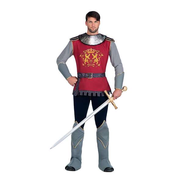 My Other Me Disfraz Caballero Medieval Talla M Incluye Cuello, Camiseta, Brazaletes, Cinturón y Cubrebotas