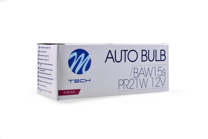 M-Tech LÁMPARA PR21W BAW15S 12V/21W ROJO (10 UDS) M-Tech LÁMPARA PR21W BAW15S 12V/21W ROJO (10 UDS)