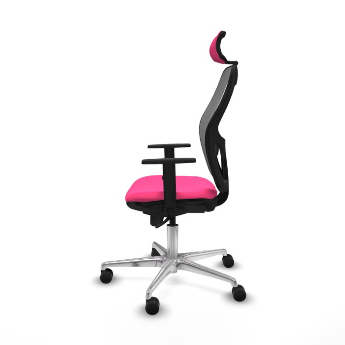 PIQUERAS Y CRESPO Silla de oficina Jorquera Rosa y Gris PIQUERAS Y CRESPO Silla de oficina Jorquera Rosa y Gris