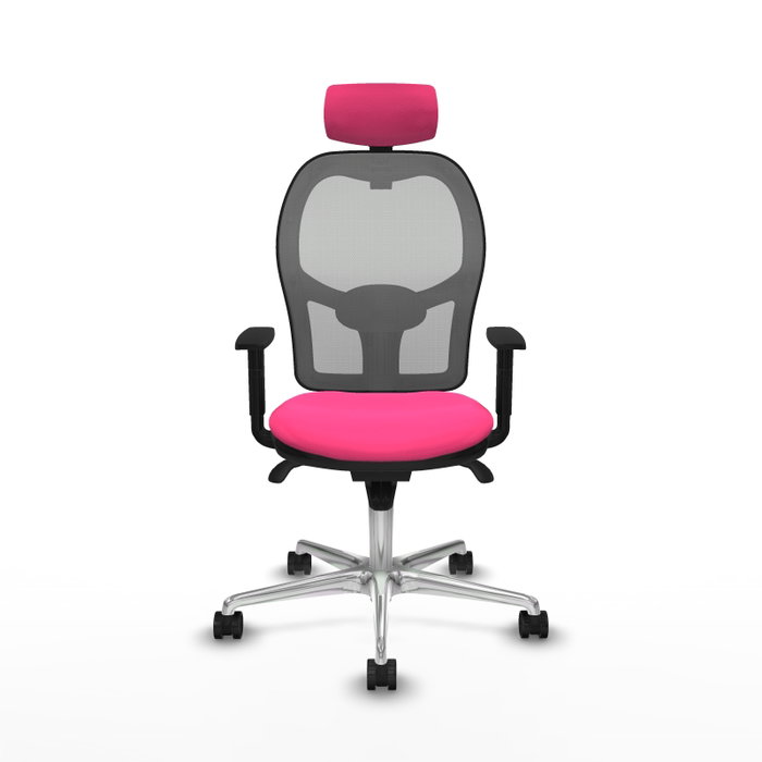 PIQUERAS Y CRESPO Silla de oficina Jorquera Rosa y Gris PIQUERAS Y CRESPO Silla de oficina Jorquera Rosa y Gris