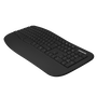 Phoenix Technologies K201 Teclado Ergonómico Inalámbrico 2.4 GHz para Windows, MacOS y Linux, con Teclas Multimedia
