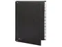 Pardo Carpeta Clasificadora Fuelle Cartón Compacto Folio 12 Departamentos Visor Doble Personalizable Color Negro