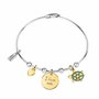 La Petite Story Pulsera Bangle Gris Acero Inoxidable LPS05ARR45