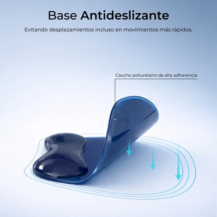 Subblim Ergo Crystal Flex Mouse Pad Azul Oscuro
