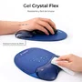 Subblim Ergo Crystal Flex Mouse Pad Azul Oscuro
