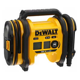 DeWALT DCC018N Compresor Portátil a Batería 12V, 11 bar, Flujo de Aire 0.6 l/min, 2.5 kg, Negro y Amarillo