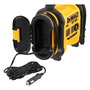 DeWALT DCC018N Compresor Portátil a Batería 12V, 11 bar, Flujo de Aire 0.6 l/min, 2.5 kg, Negro y Amarillo