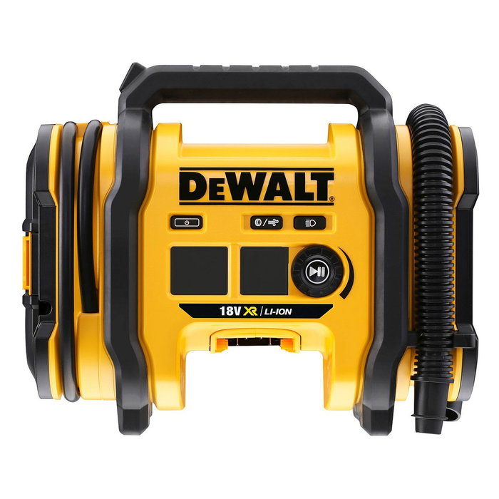 DeWALT DCC018N Compresor Portátil a Batería 12V, 11 bar, Flujo de Aire 0.6 l/min, 2.5 kg, Negro y Amarillo