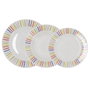 Vajilla Porcelana California Quid 18 Piezas - 6 Personas