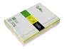Liderpapel Papel Color A4 80gr 500 Hojas (5 Colores Surtidos) para Impresora Ink-jet, Laser y Fotocopiadoras