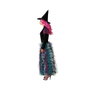 Disfraz de Bruja Verde para Mujer Adulta con Vestido Largo y Sombrero - XL